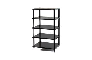 Solidsteel S2 Series 5-Shelf Hi-Fi Stereo Rack - Black