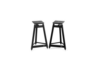 Solidsteel SS-5 Vintage Hi-Fi Speaker Stands - Black
