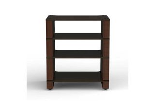 Blok Stax 2G Collection 4 Shelf - Black Ash Plywood/Walnut