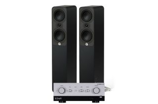 LEAK Stereo 130 Integrated Amplifier with Q Acoustics Q 5040 Floorstanding Speakers