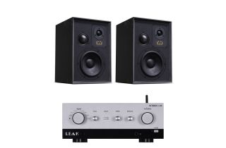 LEAK Stereo 130 Integrated Amplifier with Wharfedale Super Denton Heritage Standmount Speakers