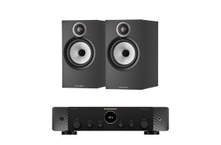 Marantz Stereo 70s Stereo Receiver with Bowers & Wilkins 606 S3 Bookshelf Speakers