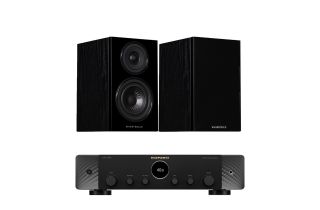Marantz Stereo 70s Stereo Receiver with Wharfedale Diamond 12.1 Bookshelf Speakers