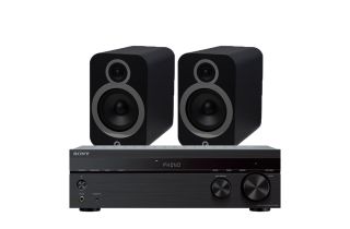 Sony STR-DH190 Stereo Receiver with Q Acoustics 3030i Bookshelf Speakers