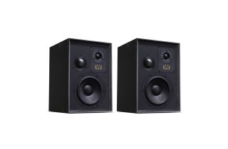 Wharfedale Super Denton Heritage Standmount Speakers - Black Oak