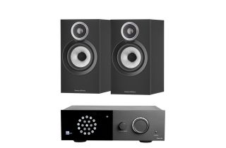 Lyngdorf TDAI-1120 2-Channel Streaming Amplifier with Bowers & Wilkins 607 S3 Standmount Speakers