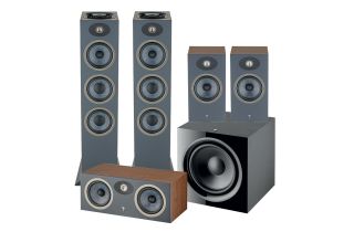 Focal Theva 5.1 AV Speaker Pack - Dark Wood