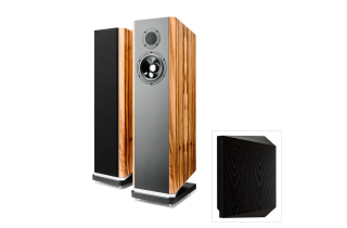 Kudos Titan 606 Floorstanding Speakers - Black Oak