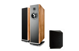 Kudos Titan 707 Floorstanding Speakers - Black Oak