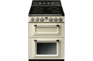 Smeg TR62IP Victoria 60cm Two Cavity Induction Hob Cooker in Cream