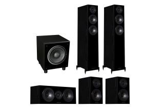 Wharfedale Diamond 12.3 5.1 AV Home Cinema Pack - Black Oak