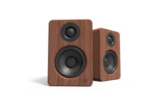 Kanto YU2 Powered Desktop Speakers - Walnut