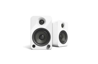 Kanto YU4 Powered Bookshelf Speakers - Gloss White