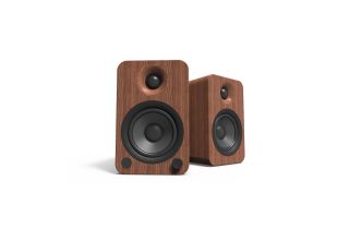 Kanto YU4 Powered Bookshelf Speakers - Walnut
