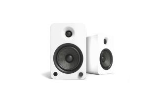 Kanto YU6 Powered Bookshelf Speakers - Matte White