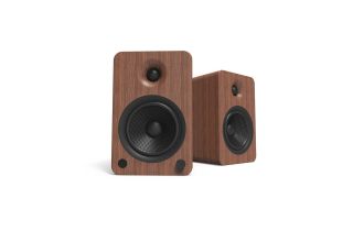 Kanto YU6 Powered Bookshelf Speakers - Walnut