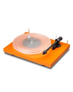 PT x Pro-Ject Debut Revolve Belt Driven Turntable - Gloss Orange