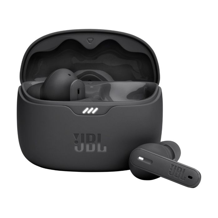 JBL Tune Beam 2 Active Noise Cancelling Earbuds - Black main product photo
