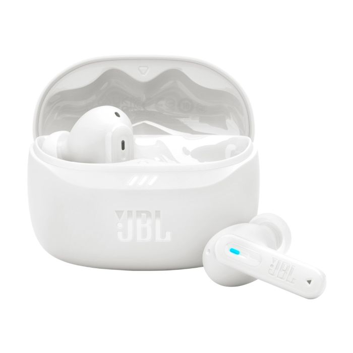 JBL Tune Beam 2 Active Noise Cancelling Earbuds - White main product photo