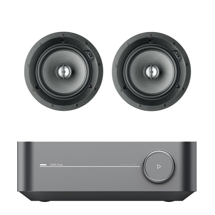 WiiM Stereo Amplifier with Focal 100 ICW6 In-Wall/In-Ceiling Speaker main product photo