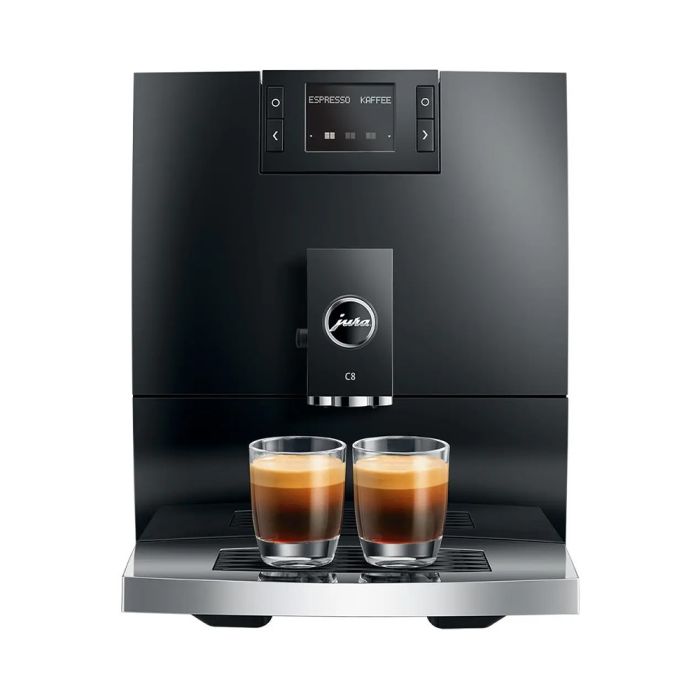 Jura 15690 C8 Bean to Cup Coffee Machine (2024) - Piano Black main product photo