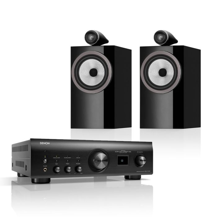 Denon PMA-1700NE Integrated Amplifier with Bowers & Wilkins 705 S3 Bookshelf Speakers main product photo