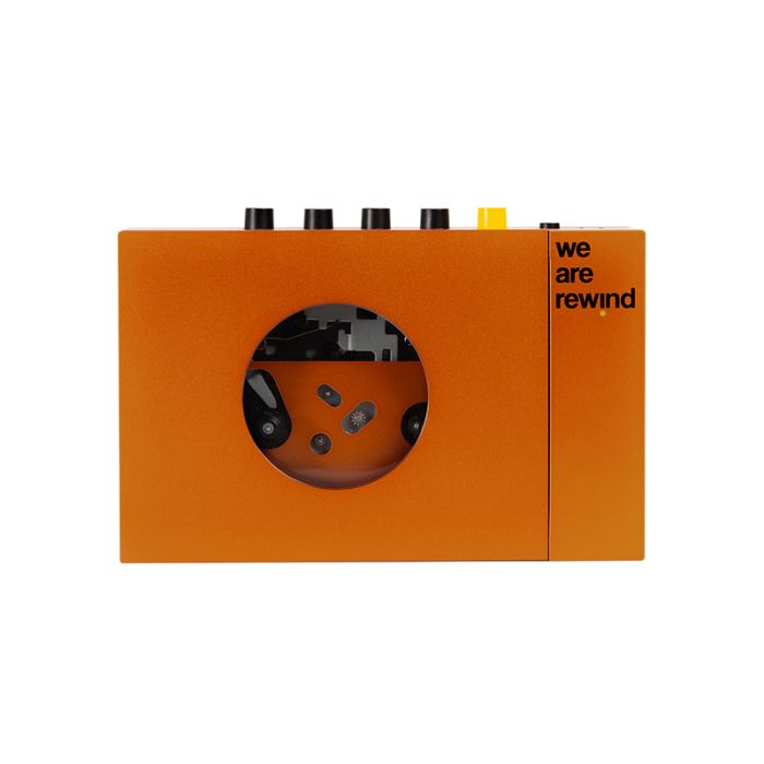 We Are Rewind Portable Cassette Player with Bluetooth - Orange main product photo
