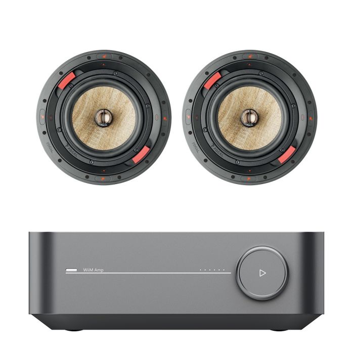 WiiM Stereo Amplifier with Focal 300 ICW8 In-Wall/In-Ceiling Speaker main product photo