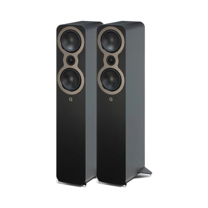 Manufacturer Refurbished - Q Acoustics 3050c Floorstanding Speakers - Black main product photo