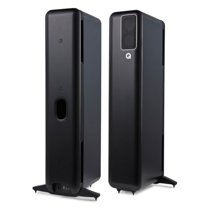 Q Acoustics Q Active 400 Floorstanding Speakers - Black main product photo