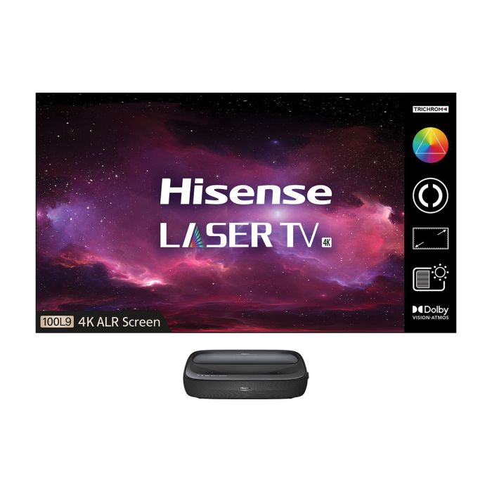 Hisense 100L9HTUKD 100" 4K Ultra HD HDR Smart Laser TV with ALR Screen main product photo