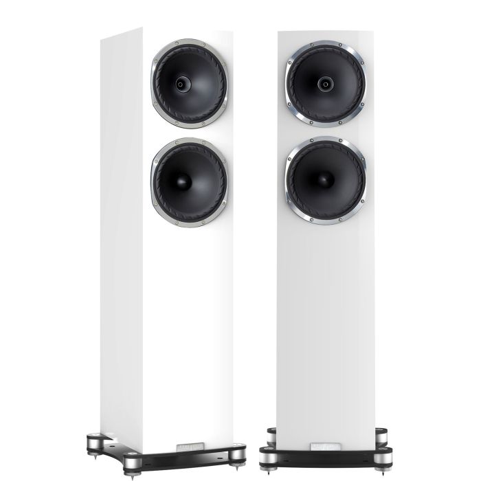 Fyne Audio F502SP Floorstanding Speakers - Piano White main product photo