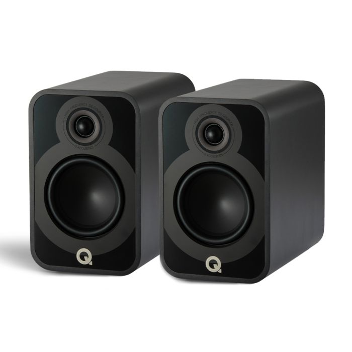 Q Acoustics Q 5020 Bookshelf Speakers - Satin Black main product photo