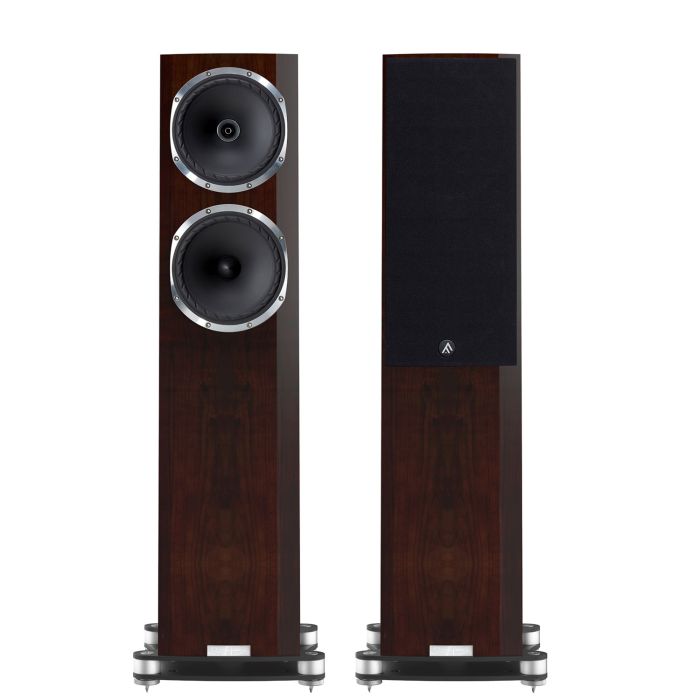 Fyne Audio F502SP Floorstanding Speakers - Piano Walnut main product photo