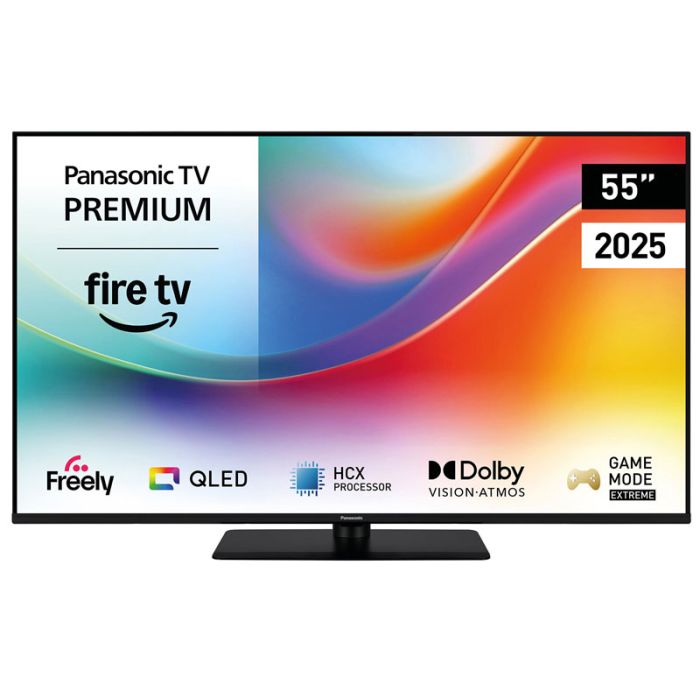 Panasonic TV-55W85BEY 55" 4K QLED Smart TV with Fire TV (2025) main product photo