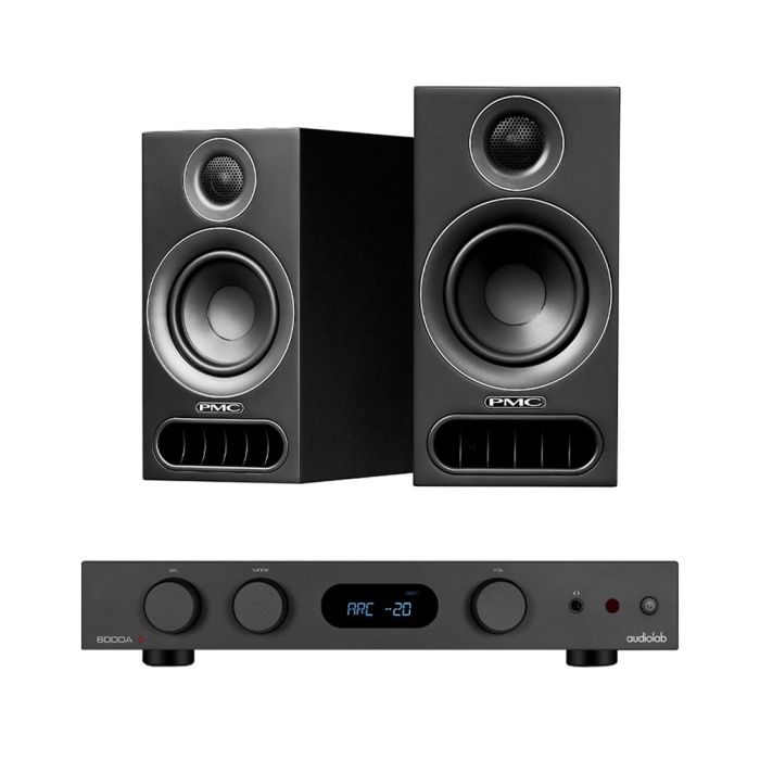 Audiolab 6000A MKII Integrated Amplifier with PMC prodigy1 Bookshelf Speakers main product photo