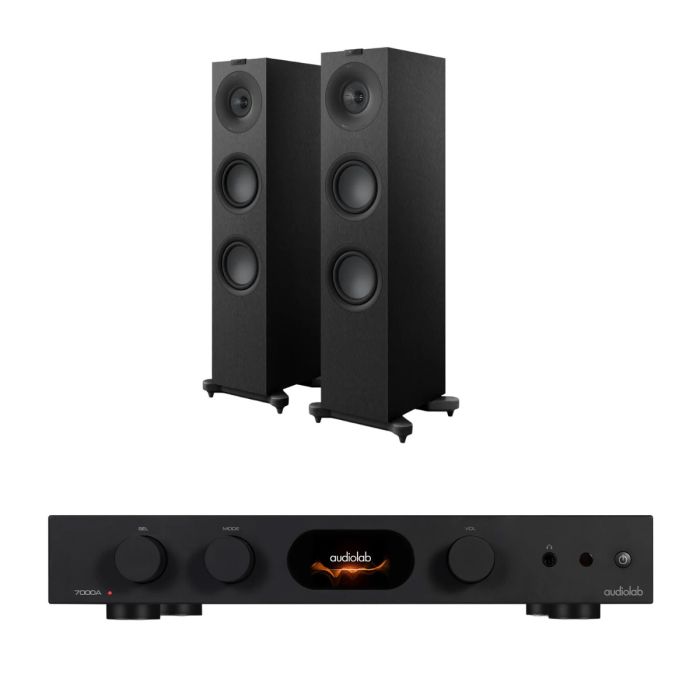 Audiolab 7000A Integrated Amplifier with KEF Q7 META Floorstanding Speakers main product photo