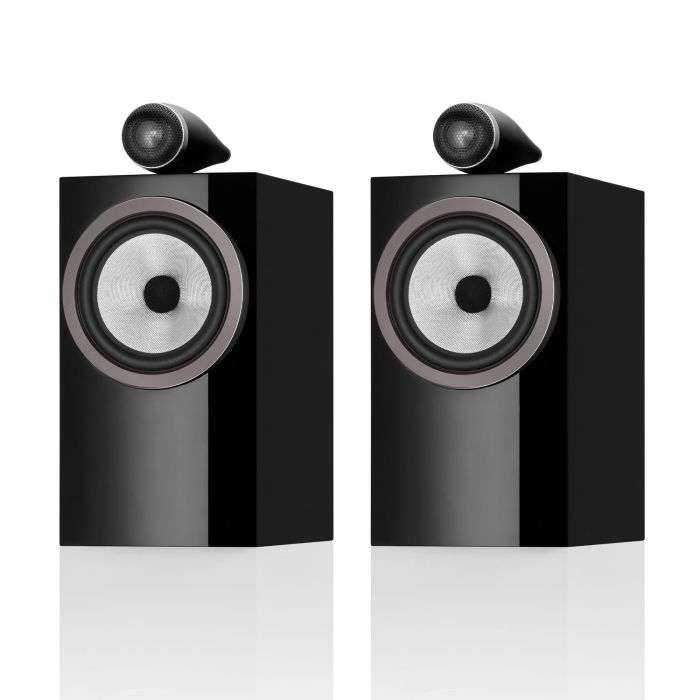 Bowers & Wilkins 705 S3 Bookshelf Speakers - Black Gloss main product photo