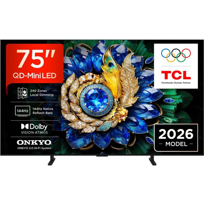 TCL 75A400MUK 75" QD-Mini LED 4K Smart TV (2026) main product photo