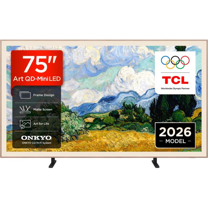TCL 75A400PROUK 75" NXTVISION QD-Mini LED 4K Smart TV (2026) main product photo