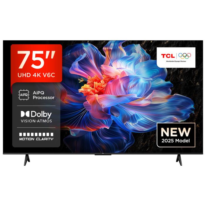 TCL 75V6C 75" 4K UHD Smart TV (2025) main product photo