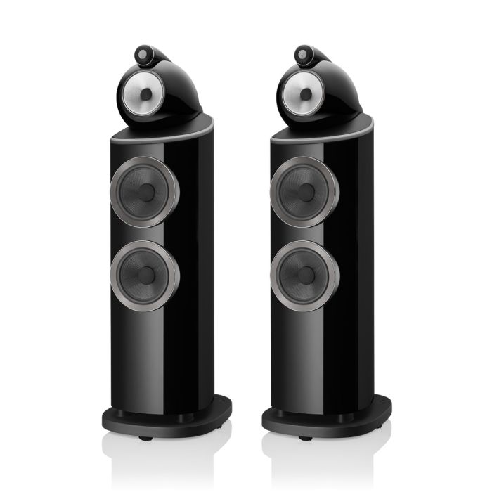 Bowers & Wilkins 803 D4 Floorstanding Speakers - Black Gloss main product photo