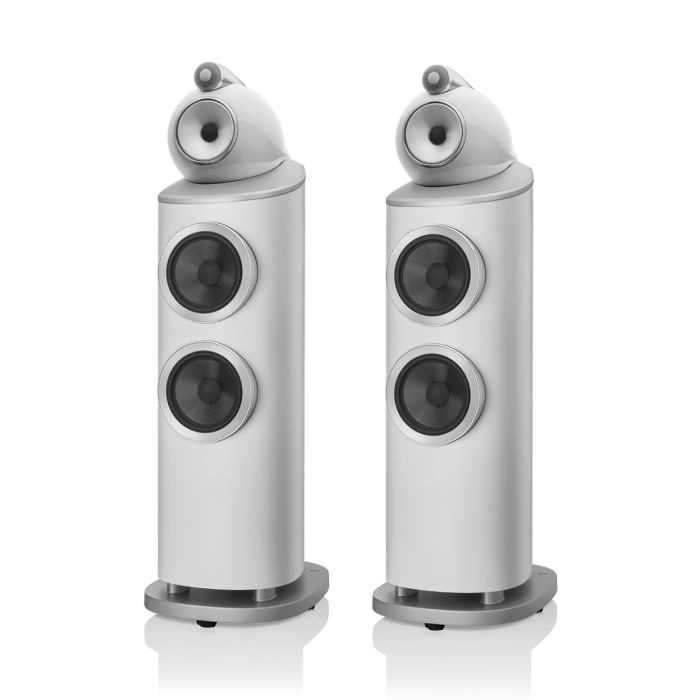 Bowers & Wilkins 803 D4 Floorstanding Speakers - White main product photo