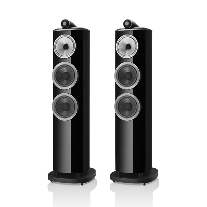 Bowers & Wilkins 804 D4 Floorstanding Speakers - Black Gloss main product photo