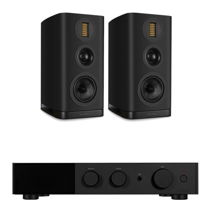 Audiolab 9000A Integrated Amplifier with Wharfedale Evo 5.2 Bookshelf Speakers main product photo