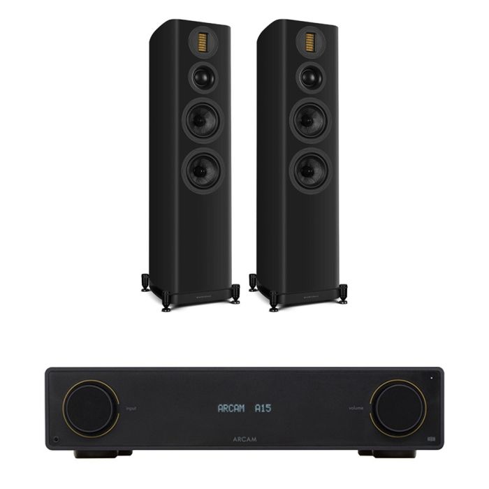 Arcam Radia A15 Integrated Amplifier with Wharfedale Evo 5.4 Floorstanding Speakers main product photo