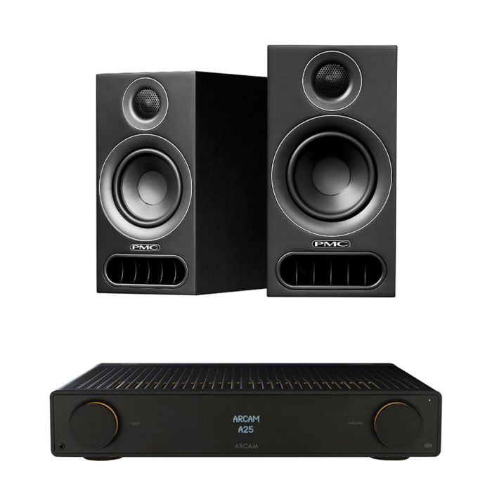 Arcam Radia A25 Integrated Amplifier with PMC prodigy1 Bookshelf Speakers main product photo
