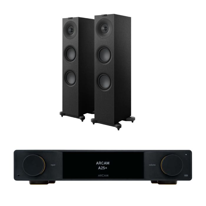 Arcam A25+ Integrated Amplifier with KEF Q7 META Floorstanding Speakers main product photo