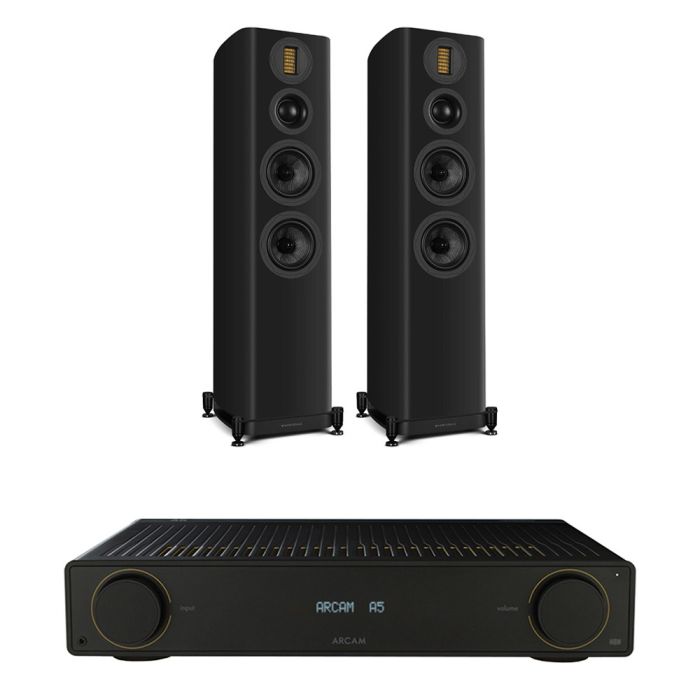 Arcam Radia A5 Integrated Amplifier with Wharfedale Evo 5.4 Floorstanding Speakers main product photo