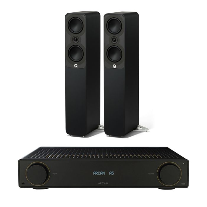 Arcam Radia A5 Integrated Amplifier with Q Acoustics Q 5040 Floorstanding Speakers main product photo